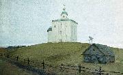 Andrei Ryabushkin Novgorod Kirche oil on canvas